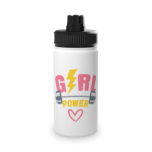 Olivia's Girl Power Collection | Stainless Steel Water Bottle, Sports Lid