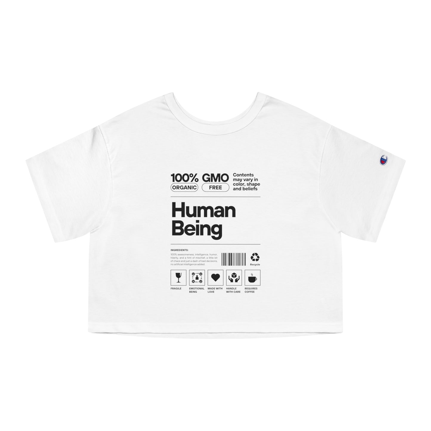 Olivia's Human Being Collection | Champion Women's Heritage Cropped T-Shirt