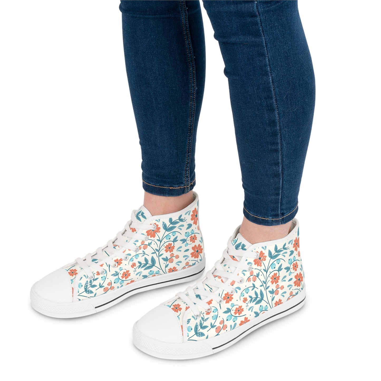 Olivia's Floral Travel Collection | High Top Sneakers