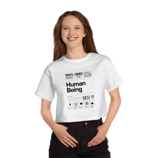 Olivia's Human Being Collection | Champion Women's Heritage Cropped T-Shirt
