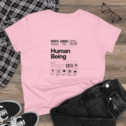 Olivia's Human Being Collection | Women's Midweight Cotton Tee