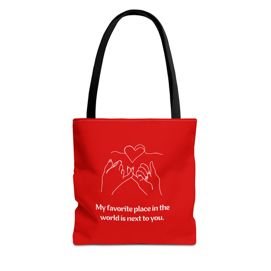 Olivia's My World Valentine Collection | Tote Bag (AOP)