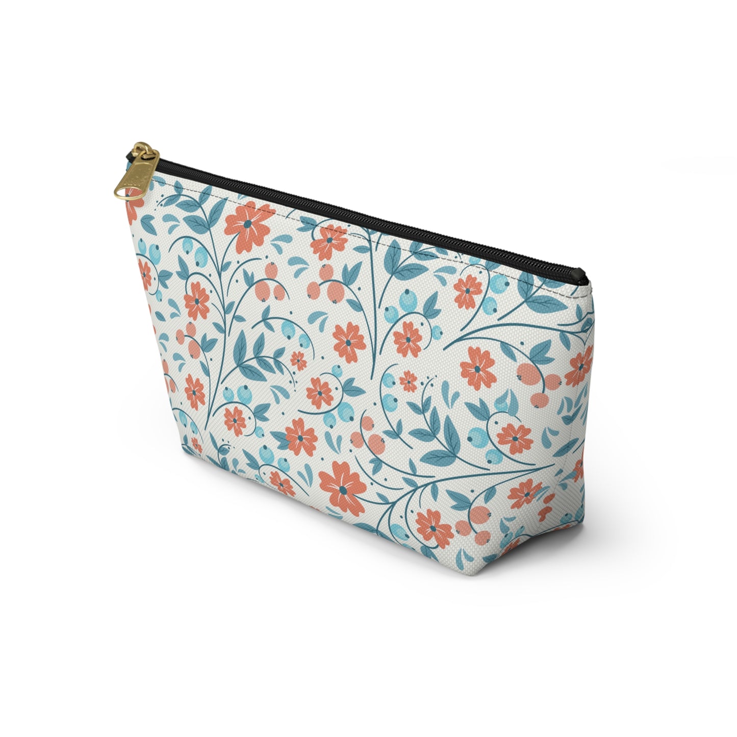 Olivia's Floral Travel Collection | Accessory Pouch with T-bottom