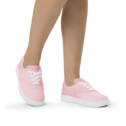 Olivia's Pinky Range | Padded Lace-up Canvas Shoes
